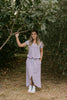 Homelee Chelsea Dress Orchid Stripe Homelee Chelsea Dress Orchid Stripe