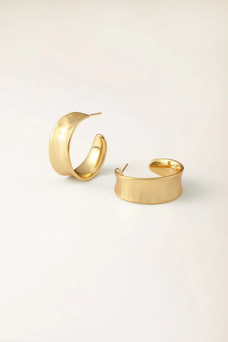 Zafino-Bianca Hoop Earrings- gold