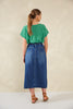 Haven -Dalton Denim Skirt- Indigo Haven -Dalton Denim Skirt- Indigo