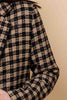 Augustine/Amaya - Rena Blazer-Caramel/Black Check Augustine/Amaya - Rena Blazer-Caramel/Black Check