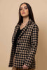 Augustine/Amaya - Rena Blazer-Caramel/Black Check Augustine/Amaya - Rena Blazer-Caramel/Black Check