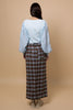 Augustine/ Amaya- Daphne Maxi Skirt-Blue Check Augustine/ Amaya- Daphne Maxi Skirt-Blue Check