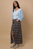 Augustine/ Amaya- Daphne Maxi Skirt-Blue Check Augustine/ Amaya- Daphne Maxi Skirt-Blue Check