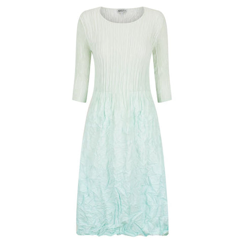 Alquema-3/4 Sleeve-Bleached Aqua