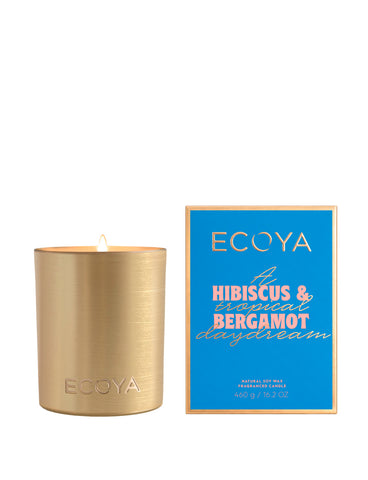 Ecoya -Goldie Candle Holiday Collection- Hibiscus & Bergamot