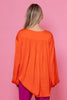 Augustine- Riley Bow Blouse- Orange Augustine- Riley Bow Blouse- Orange