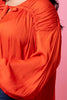 Augustine- Riley Bow Blouse- Orange Augustine- Riley Bow Blouse- Orange