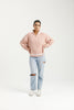 Homelee- Varsity Jumper -Peach Rose Homelee- Varsity Jumper -Peach Rose