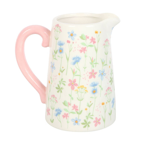Mt Meru -Blooming Floral Print Flower Jug