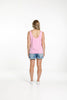 Homelee -Heather Singlet -Pink Bloom Homelee -Heather Singlet -Pink Bloom