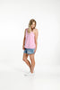 Homelee -Heather Singlet -Pink Bloom Homelee -Heather Singlet -Pink Bloom