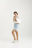 Homelee - Rose Road - Trainer Tee- White Homelee - Rose Road - Trainer Tee- White