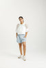 Homelee - Rose Road - Trainer Tee- White Homelee - Rose Road - Trainer Tee- White