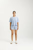 Homelee Rose Road -Asher Tee- Sapphire Homelee Rose Road -Asher Tee- Sapphire