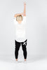 Homelee Apartment pants -  Black with White X Homelee Apartment pants -  Black with White X