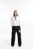Homelee- Avenue Pants-Black with White  X Homelee- Avenue Pants-Black with White  X