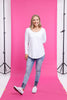 Homelee Long Sleeve top - White Homelee Long Sleeve top - White