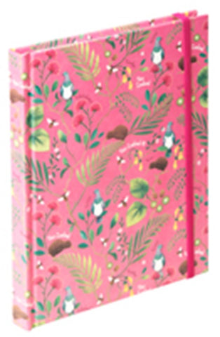 Parrs Flowers notepad Pink