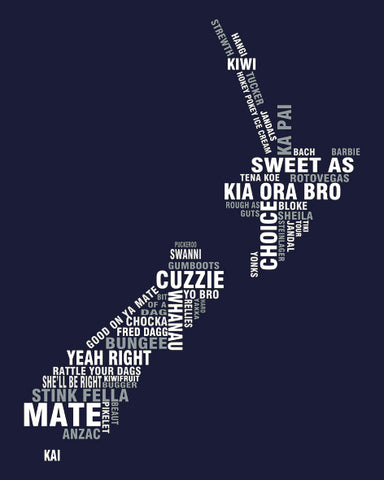 Tee shirt - Kiaora Map