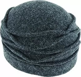 Avenel- Clouche Hat-Charcoal