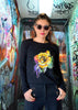 MIdnight Rose Tee - Black/ Yellow Rose SALE MIdnight Rose Tee - Black/ Yellow Rose SALE