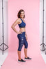 Homelee-Rose Road - 3/4 Leggings- Navy with logo Homelee-Rose Road - 3/4 Leggings- Navy with logo