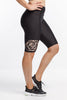 Homelee - Rose Road - Shorties - Black with Rose Gold Rose Print Homelee - Rose Road - Shorties - Black with Rose Gold Rose Print