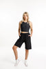Homelee - Rose Road -Long Sweat Shorts-Black Homelee - Rose Road -Long Sweat Shorts-Black
