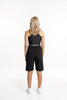 Homelee - Rose Road -Long Sweat Shorts-Black Homelee - Rose Road -Long Sweat Shorts-Black
