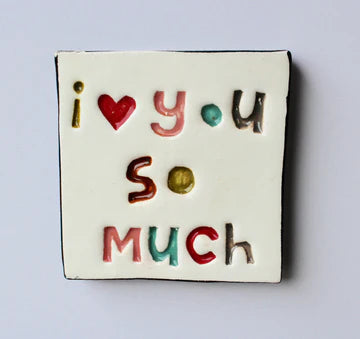 The Monster Company - Square  Tiles -I love you