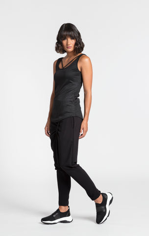 NES Lattice Singlet - Black