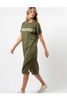 Stella and Gemma - Maxie T-Shirt Dress-Khaki