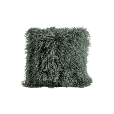 Fibre by Auskin - Tibetan Sheepskin cushions - Evergreen