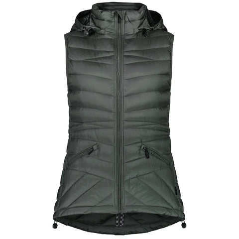 Moke- Mary Claire Packable Vest -Moss