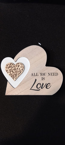 Hampton Gifts -All you need is Love- Plaque
