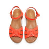 Minx-Athens- Neon Orange Sandal