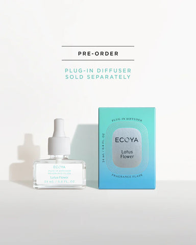 Ecoya -Plug-in fragrance Flask- Lotus Flower