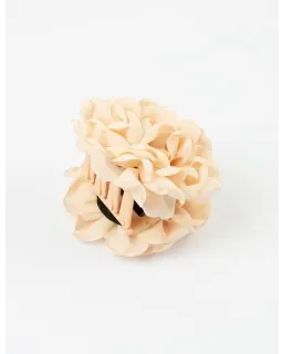 S + G -Hair Claw Fabric Rose-Cream