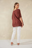 Haven -Florence Relaxed Top-Espresso