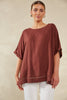 Haven -Florence Relaxed Top-Espresso