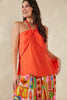 Haven -Portofino Halter top-Aperol