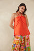 Haven -Portofino Halter top-Aperol