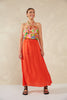 Haven -Portofino Maxi Skirt- Aperol