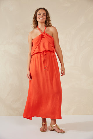 Haven -Portofino Maxi Skirt- Aperol