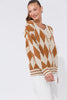 Haven -Casablanca Lurex Cardigan-Sand/Dune