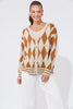 Haven -Casablanca Lurex Cardigan-Sand/Dune