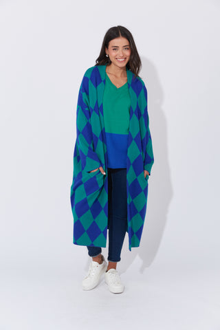 Haven -Casablanca Cardigan-Blue/Oasis