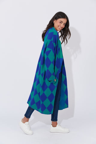 Haven -Casablanca Cardigan-Blue/Oasis