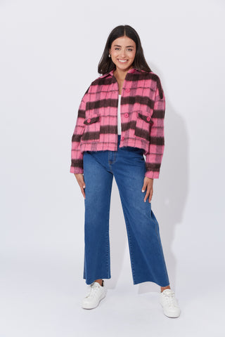 Haven -Daytona Crop Jacket- Pink