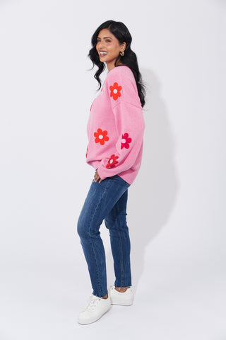 Haven -Delphi Jumper-Chilli/Pink